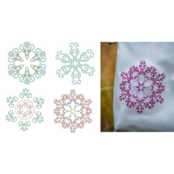 Stickserie - Sommerblumen LineArt